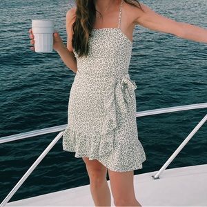 Green Leopard aromatic Dress